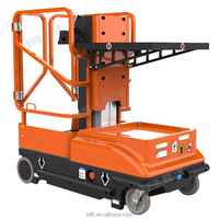 Chariot élévateur à fourche électrique à commande directe d'usine, 240 kg, 6 m, CE, chargeur embarqué, pickeurs d'entrepôt, pickeurs Crown, machines à pickers
