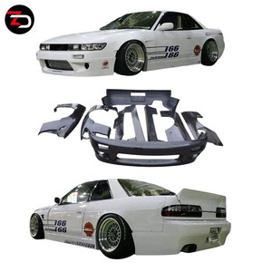 <span class=keywords><strong>Prix</strong></span> usine Rocket B Style Kit de carrosserie pare-chocs jupes latérales garde-boue fusées aile pour Silvia 180 <span class=keywords><strong>SX</strong></span> 200SX S13 1989-1993 - Product Image 1