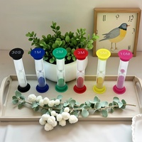Minuteur de brossage des dents coloré pour enfants modernes, minuteur dentaire de 2 minutes pour la salle de bain, matériau sûr pour la maison et la clinique