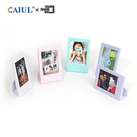 Cadre photo Instax mini 13/12, 3 pouces, écologique, créatif, petit cadre de table en plastique, pour mariage/décoration intérieure