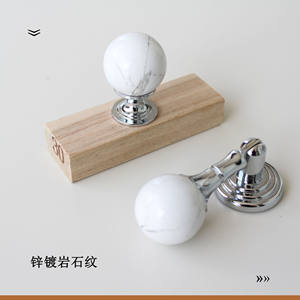 Manija de Puerta Colgante de un Solo Orificio, Contemporánea, de Aleación de Zinc y Madera, con Acabado Duradero, para Armario, Gabinete y Cómoda en el Dormitorio - Product Image 6