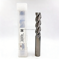 ZCC.CT AL-3EL-D20.0&3F-20MM*20*75*150 Fresa de extremo plano de 3 filos con vástago recto de carburo sólido extendido para mecanizado de aluminio