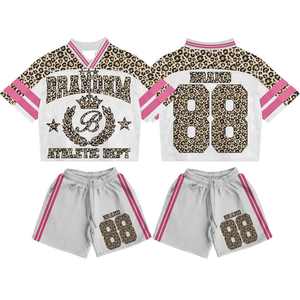 เสื้อยืดคอกลมแขนสั้นโอเวอร์ไซส์สำหรับผู้ชายเสื้อยืดคอตตอน100% 250ถักพิมพ์ลายไซส์พิเศษ - Product Image 4