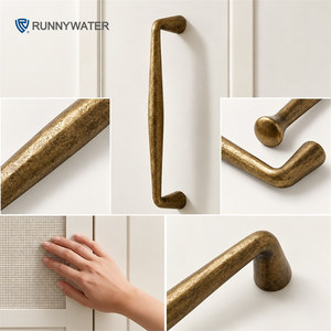 Contemporary Zinc Pull Handles <strong>Door</strong> <strong>Knobs</strong> For Kitchen Outdoor Cabinets Wardrobes Drawers Living Room Villa Easy Installation - Product Image 2