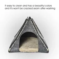 Indoor Faltbares Katzen dreieck Haus Filz Katze Tipi Bett