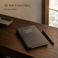 Carnet de notes personnalisé en cuir PU A6, mini-agenda mignon avec stylo pour l'école, le bureau et la planification quotidienne