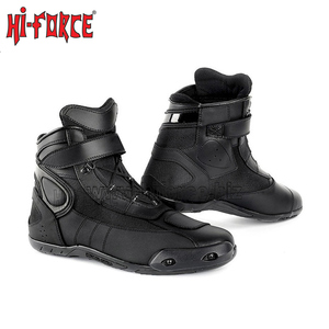 Botas antideslizantes de cuero PU para motocicleta, calzado impermeable para carreras todoterreno, anticolisión, para montar en Moto de cuatro estaciones - Product Image 5