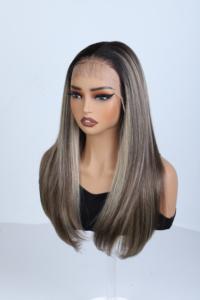 Wholesale 13X6 Transparent <b>Lace</b> <b>Wig</b> High Temperature Fiber Synthetic Hair Pre-Plucked Baby Hair Glueless 180% Density <b>Wig</b> - Product Image 4