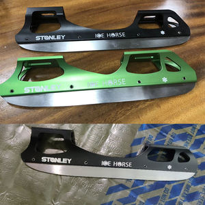 Patins à glace à cadre plat pour adultes en alliage d'aluminium aéronautique de fabrication industrielle, lame de hockey sur glace de 265 mm anti-oxydation et anti-corrosion - Product Image 6