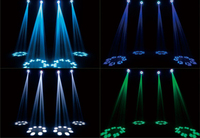 STSLITE - Venta Directa de Fábrica, Cabeza Móvil LED de 120W con Anillo, Control DMX512/Activación por Sonido, Clasificación IP33, RGB CRI90, Iluminación de 30000h