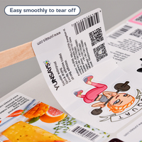 Etiqueta de hoja A4 troquelada PET holográfica de inyección de tinta 8,5*11 papel adhesivo de vinilo autoadhesivo impermeable para impresora Epson
