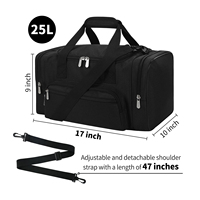 Sac de voyage personnel approuvé par les compagnies aériennes, sac de sport et de voyage multi-poches pour le week-end