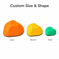 Pierres d'équilibre en plastique en gros pour enfants, parcours d'obstacles intérieur/extérieur, jouets d'entraînement sensoriel