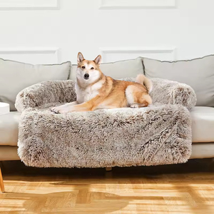 Dog Mats Detachable Dog Cushion Cover Pets Sofa Bed Winter Warm Plush Cat Nest Kennel <b>Blanket</b> Washable Matress Pads for Dogs - Product Image 3