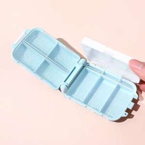 Wadah suplemen kotak <span class=keywords><strong>pil</strong></span> kecil Organizer <span class=keywords><strong>pil</strong></span> portabel - Product Image 2