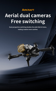 Drone pliable H20 avancé avec caméra double objectif 1080P, temps de vol de 30 minutes, positionnement par flux optique - Product Image 3