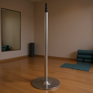 Kit Profesional de Barra de Baile de Acero Inoxidable de 45 mm, Altura Ajustable de 88 a 108 Pulgadas, Plateado, Portátil y Desmontable, Equipo de Gimnasia - Product Image 2