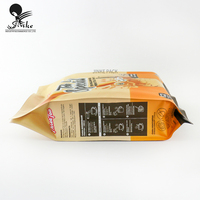 Paquet de bâtonnets de miel en plastique à feuille d'aluminium personnalisé sac de pochette à soufflet latéral pour emballage de thé café lait en poudre