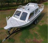 Bateau de patrouille en aluminium de 10 m avec cabine complète, bateau de travail en aluminium pour usage officiel, soudé à l'argon, OEM ODM