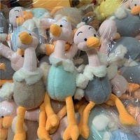 Ensemble de peluches personnalisées : Oie et autruche de dessin animé, super douces, très populaires, mignonnes petites peluches promotionnelles, magnifiques