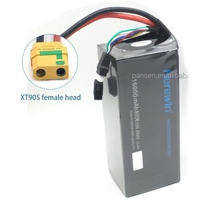 <span class=keywords><strong>Batterie</strong></span> Li-Po Herewin 16000mAh/22000mAh 20C 2PCS <span class=keywords><strong>6S</strong></span> reliées en série AS120 avec connecteur XT90S pour drones agricoles, en stock, couleur noire - Product Image 3