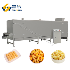 Bouffée de maïs automatique commerciale faisant la ligne équipement de machine Machines de soufflage de casse-croûte de riz fabricant de machines d'aliments soufflés de maïs - Product Image 4