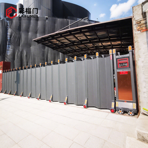 Công nghiệp đóng bảng điều khiển có thể thu vào cổng điện chính cổng hợp kim nhôm chất lượng cao phù hợp cho nhà máy companie - Product Image 2