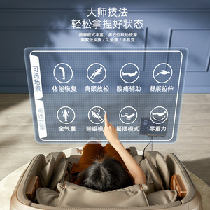 เก้าอี้นวดอัจฉริยะ S330 แบบเต็มตัว 4D พร้อมหุ่นยนต์นวด ระบบราง SL สำหรับใช้ในบ้าน พร้อมระบบควบคุมด้วยเสียง และฟังก์ชั่นเล่นเพลงตามเวลา - Product Image 2