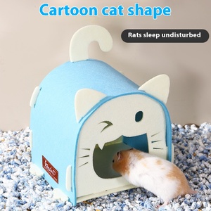Nueva CASA DE ESCAPE Universal grande de fieltro sólido holandés para conejos bebés conejillos de indias hámsteres cuatro estaciones carcasa de animales pequeños - Product Image 3