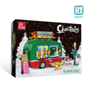 312-315 moderno DIY PVC modelo juegos de juguetes creativo Mini autobús bebida y ciudad transporte-edificios temáticos pequeño edificio 6 + cartón - Product Image 2