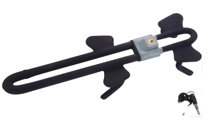 YH1857 Twin Bar Steering Wheel Lock - Car Anti-Theft Security Device