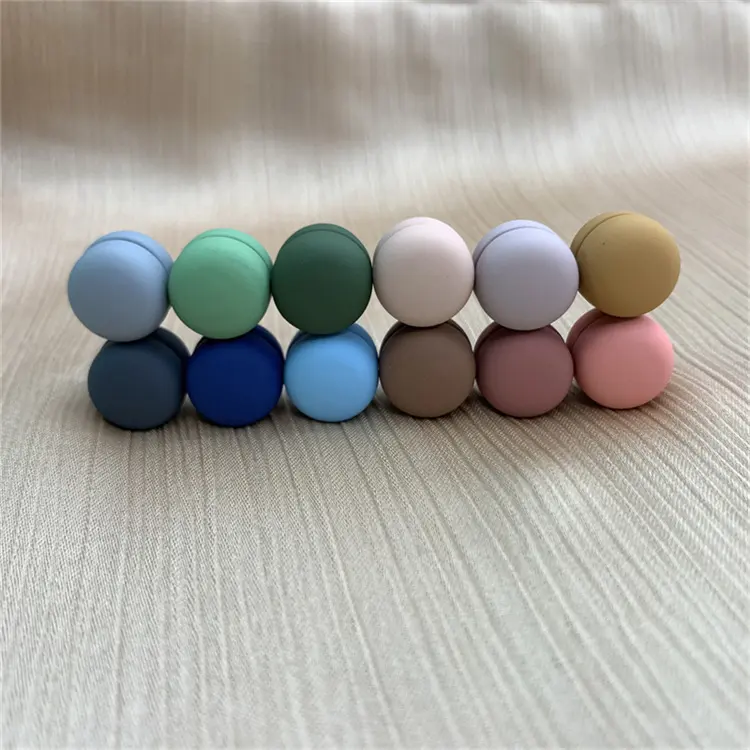 Wholesale Cheap 29 Colors NO SNAG Hijab Magnets Gold Silver Magnetic Brooch Magnet Hijab Muslim Accessories Clip Scarf Pins