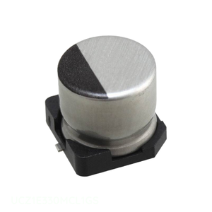 Distribuidor Autorizado, Condensador de Superficie CAP ALUM 33UF 20% 25V SMD UCZ1E330MCL1GS 33 uF - Product Image 1
