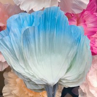 Fleurs personnalisées faites à la main réaliste papier fleur géante pétale pivoine plusieurs couleurs pour bricolage décoration de mariage noël