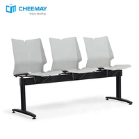 Cheemay chaise d'attente de l'aéroport public poutre loisirs chaise 3 places