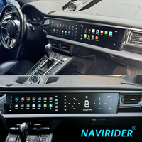 Éclairage d'ambiance pour Porsche Macan 2011-2017, autoradio Android 2din, lecteur multimédia vidéo pour voiture, HU 8G+256GB, 4G, double écran, Carplay