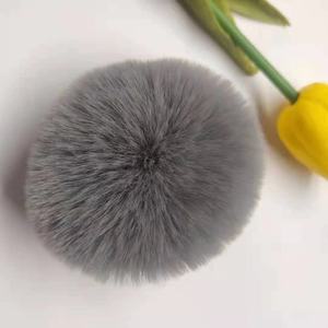 Boule de Fausse Fourrure de Lapin Accessoires Breloques Douces 7/8cm Fourrure de Ponpon de Lapin Moelleux DIY - Product Image 4
