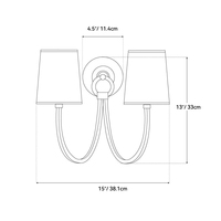 Applique murale moderne américaine en laiton, luminaire LED de luxe décoratif pour intérieur, salon, chambre, salle de bain, couloir, miroir, lumière dorée