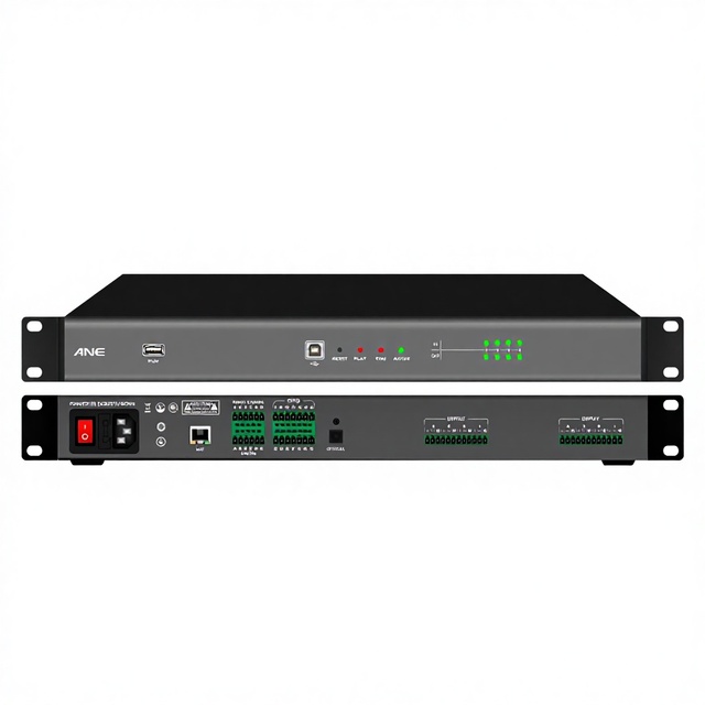 PN44 4-Input 4-Output Digital Matrix Conference Rooms Auditoriums Sound Systems Equipment Metal Shell Audio Processor High New
