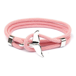Venta al por mayor, joyería creativa para hombres y mujeres, cuerda de Milán, cola de ballena oceánica, pulsera Bohemia trenzada, pulsera de elementos oceánicos, joyería - Product Image 5