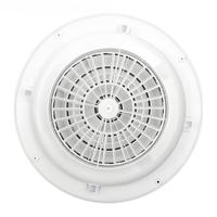 Diffuseur d'air circulaire ABS épaissi diffuseur rond pour système HVAC sortie d'air sortie d'air rotative
