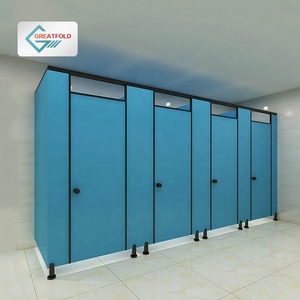 Hpl bảng nhỏ gọn nhà vệ sinh nhà vệ sinh phân vùng phòng tắm Tủ Vật liệu gian hàng Tủ giá - Product Image 2