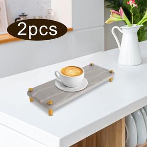 Vassoio Diatomite 2-Pack sanitari Suite lavello da cucina Organizer per articoli da bagno da banco - Product Image 6