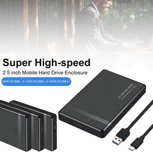<span class=keywords><strong>Caja</strong></span> de <span class=keywords><strong>Disco</strong></span> Duro Externa de Plástico de 2.5 SATA a USB 3.0 con Soporte UASP Tipo C 3.1 Compatible con SSD - Product Image 2