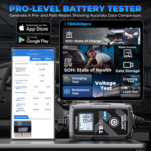 TOPDON-<span class=keywords><strong>Chargeur</strong></span> <span class=keywords><strong>de</strong></span> <span class=keywords><strong>Batterie</strong></span> Intelligent TB6000 Pro 12V 6A <span class=keywords><strong>pour</strong></span> <span class=keywords><strong>Moto</strong></span>, Voiture Intelligente, avec Réparation d'impulsion Lcd, Nouveau Design - Product Image 4
