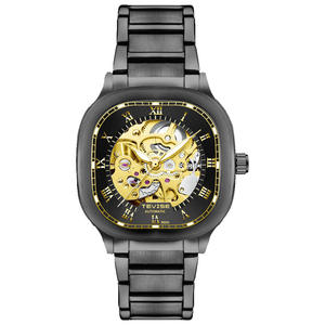 Reloj de Pulsera Mecánico Automático de Lujo Tevise 9831D, Reloj de Pulsera Vintage Resistente al Agua con Esfera Hueca para Hombre, Reloj Montre - Product Image 2