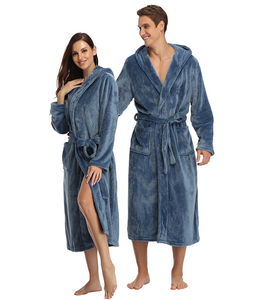Di lusso Delle Donne Morbido Accappatoio Con Cappuccio Pigiami Degli Indumenti Da Notte <span class=keywords><strong>Vestaglia</strong></span> Cappotto Casa - Product Image 5