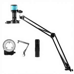 YIZHAN 48MP 4K LED <b>Digital</b> Monocular <b>Microscope</b> 150X Lens for Soldering 1080P USB Industrial Camera Fold Bracket - Product Image 2