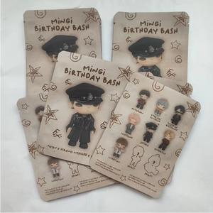 Custom Logo Three Side Seal Empty Surprise Blind Bags Soft Plastic Durable Packaging for Baby Food and Toys Heat Seal Handle