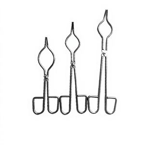 Pince à cratère en céramique et acier inoxydable résistante aux hautes températures pour four industriel, pour la manipulation de l'or fondu - Product Image 3